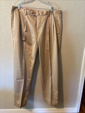 Jos. A. Bank Men’s Pleated Chinos in Khaki